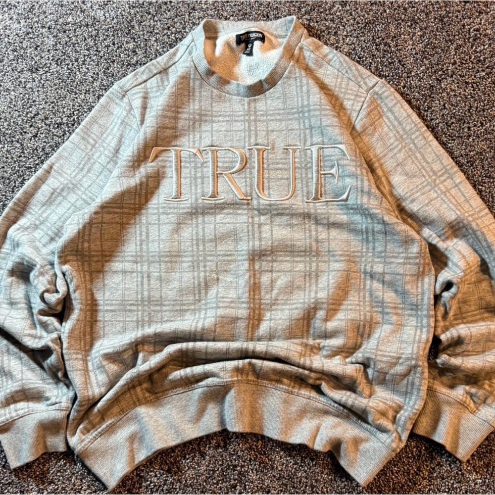 True Religion plaid Sweatshirt